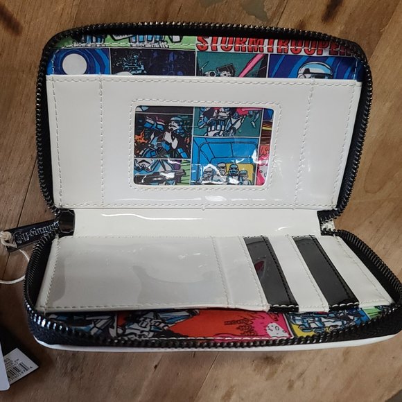 #Loungefly #StarWars Star Wars #Stromtrooper Zip Around # Wallet - Picture 4 of 6